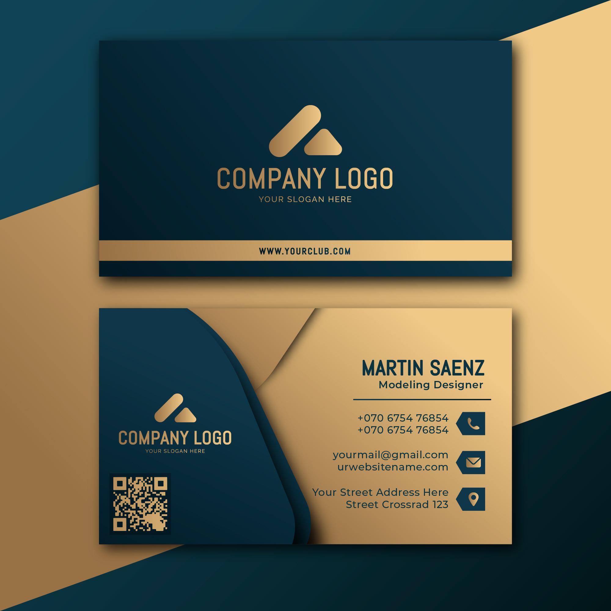 Premium Gold NFC Business Card